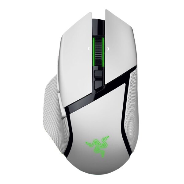 Razer Basilisk V3 35K Wireless Ergonomic RGB Lighting Gaming Mouse - White